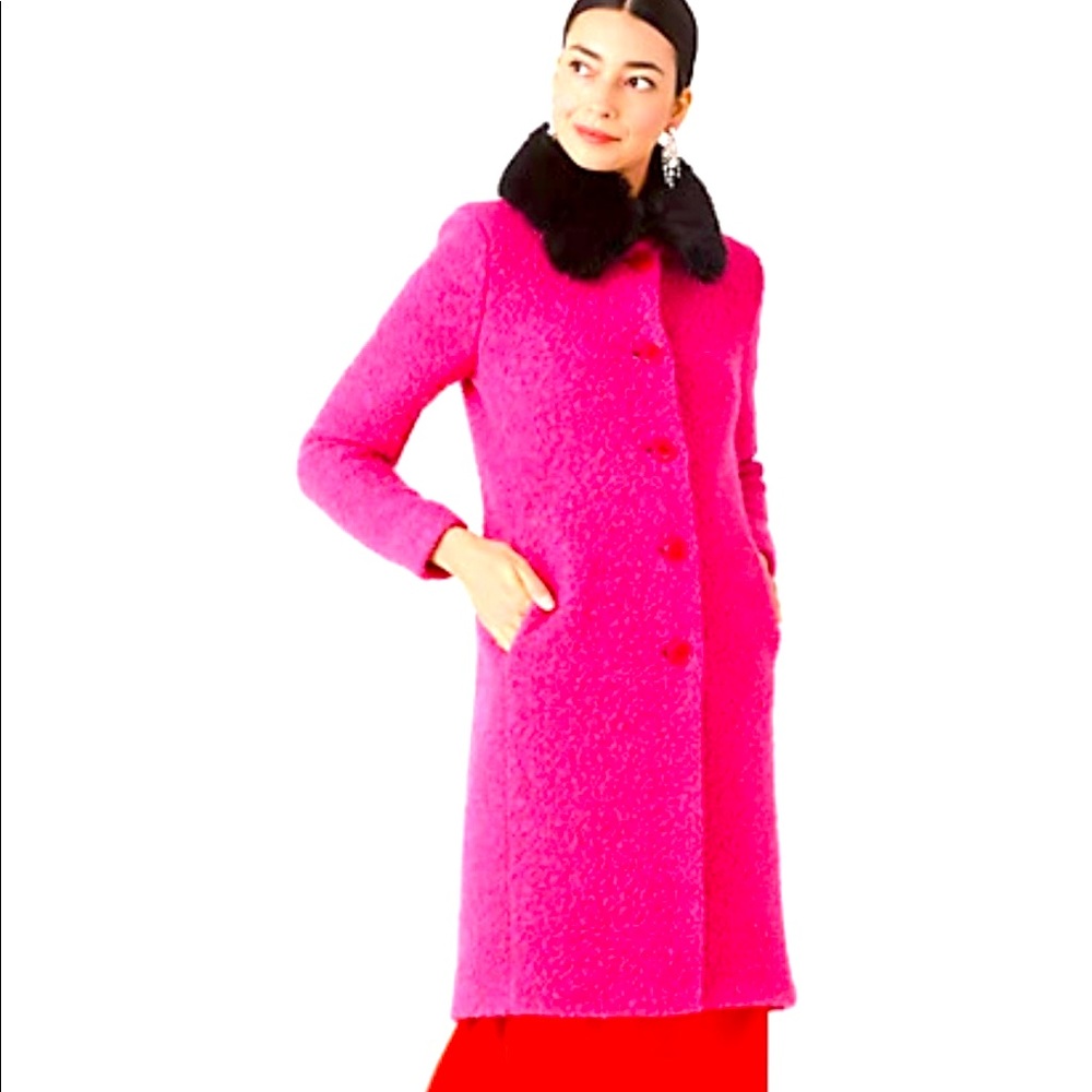 COPY - COPY - 🎀♠️ Kate Spade ♠️👛 Boucle Broadway coat size 6